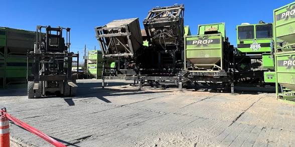 Sandbox equipment yard